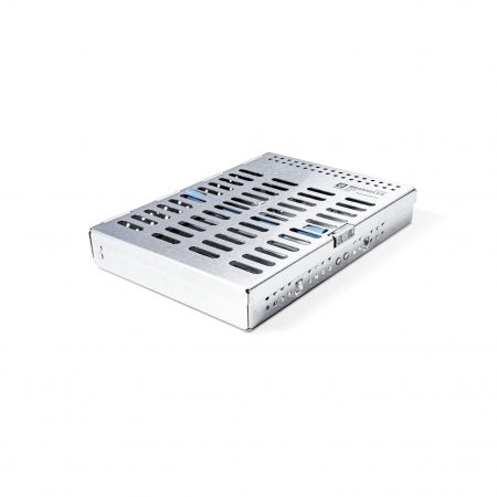 Dental instrument restorative cassette to hold 9 instruments put together by Dr. Stevenson for bench, CDCA/ADEX exams and clinical use.