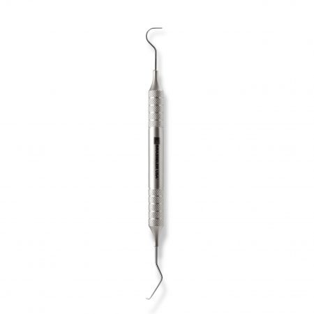 Dental Instrument Sheapards Crook plus Back-Action Explorer, made in Germany by Brasseler