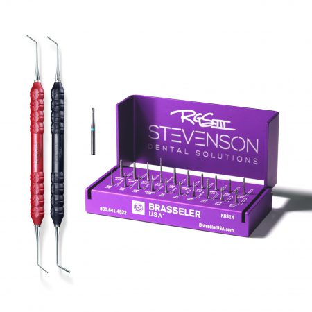 Designed by Dr. Stevenson, this is a complete dental preparation and evaluation system including bur kit and calibration instruments.