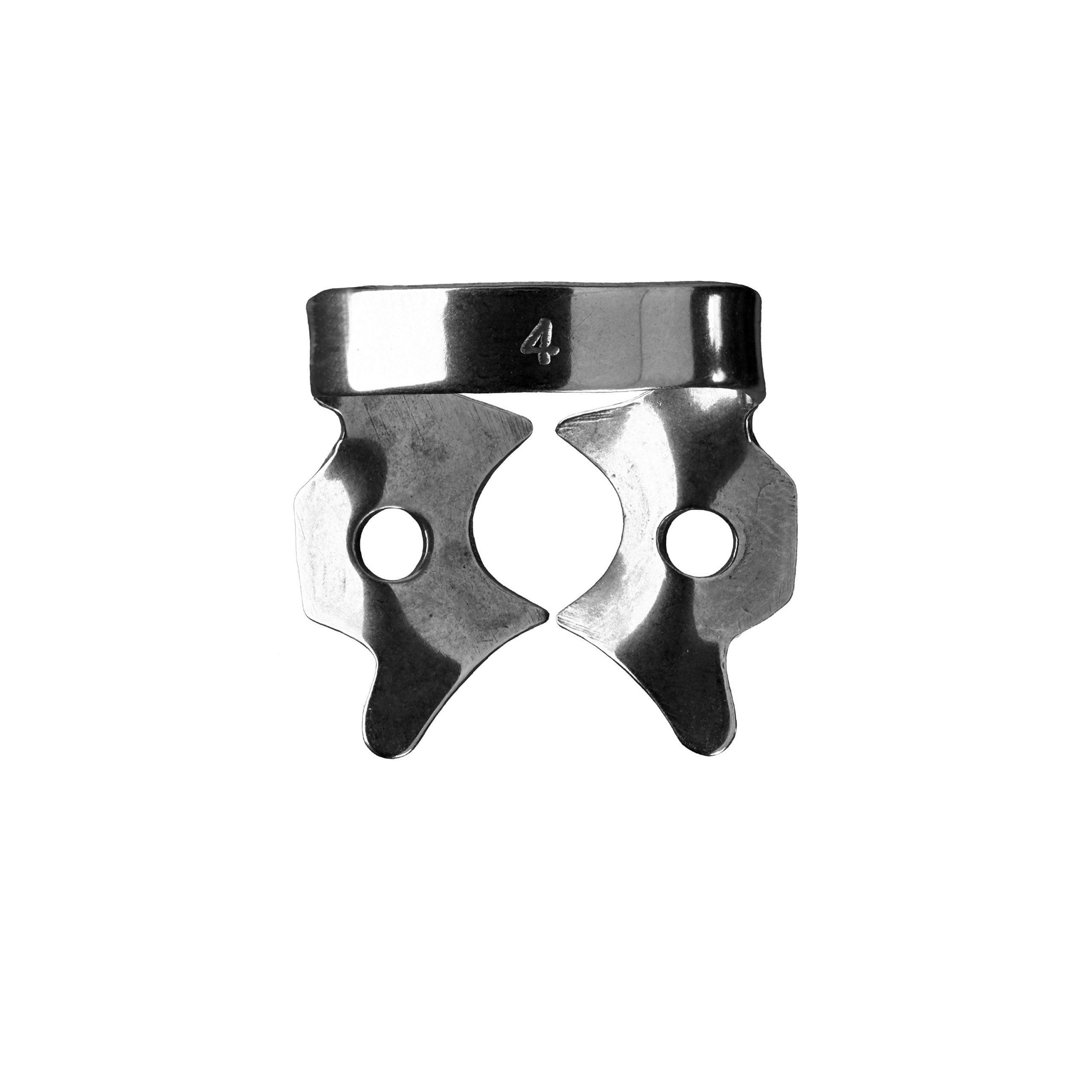3 Endodontic Rubber Dam Clamps #00 – Stainless Steel Dental Instruments